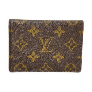 LOUIS VUITTON Porte 2 Cartes Vertical Monogram Pass Holder bran144-101525
